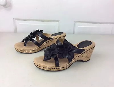 MERONA Summer Sandals Leather Womens 6 • $12.95