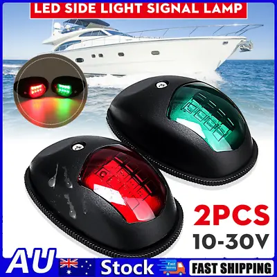 $23.99 • Buy 2x LED Navigation Lights Nav Lamp Side Mount Port Starboard Marine Yacht Boat