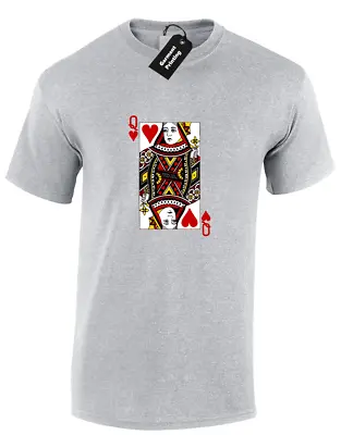 Queen Of Hearts Unisex T-shirt Cool Fashion Meme Hipster Swag Design (colour) • £7.99