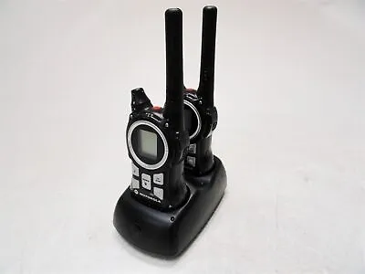 Pair Of Motorola MR350R Walkie-Talkies And Charging Dock Limited Testing AS-IS • $32.13