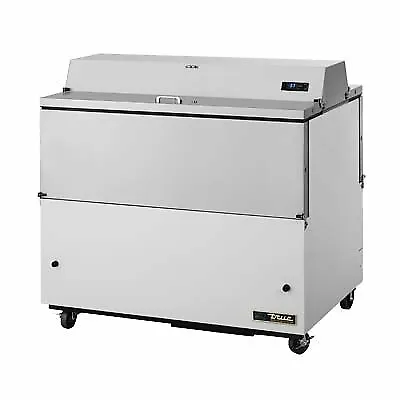 True TMC-49-DS-SS-HC 49  Dual Sided Mobile Milk Cooler White And Stainless S... • $4784.26