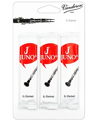 Vandoren Juno Eb Clarinet Reeds - 3 Reed Card • $14.95