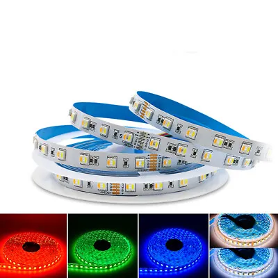 5in1 RGB+CCT 5050 RGB LED Strip Light RGBW Cabinet Kitchen TV Tape Lamp DC12/24V • $22.80