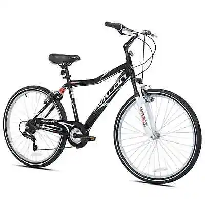 Men's 26  Avalon Hybrid Comfort Bike 7-Speed Full Suspension Black/White • $229.95