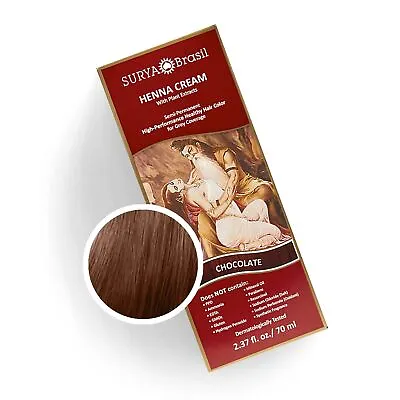 Surya Brasil Products Henna Cream Chocolate 2.37 Fluid Ounce • $18.89