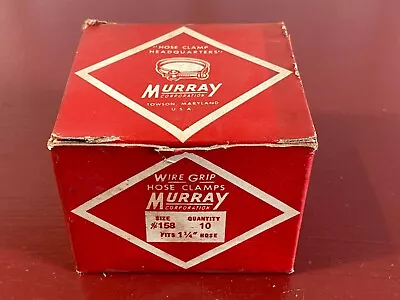 Nos Vintage Murray Double Wire Grip  Band Screw Hose Clamp  Fits  1  1/4  Hose • $44.99