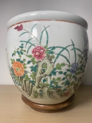 Chinese Antique Famille Rose Jar Peonies Mouton And Wild Geese Republic Period • $2.74