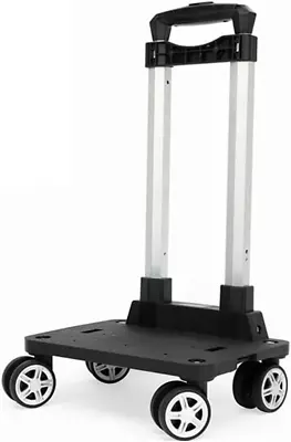 Backpack Trolley - 4 Wheers Folding Compact Lightweight Luggage Cart Travel Tro • $57.27