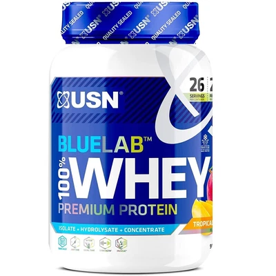 £33 • Buy USN Whey Protein Powder Shake Gym Training Tropical Smoothie 908g