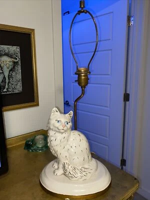 $222 • Buy Vintage Cat Lamp Holland Mold