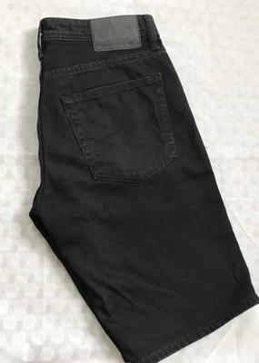 £5 • Buy Jack Jones Small Mens Black Denim Shorts