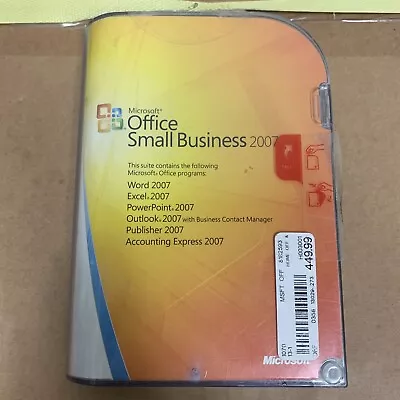 Microsoft Office 2007 Small Business Edition Full Version W/product Key • $39.55