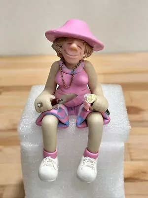 D Manning Limited Edition Gardener Woman Pink Outfit Shovel Flowers Shelf Sitter • $19.98