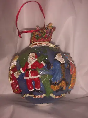 Christopher Radko Santas Around The World Christmas Tree Ornament • $12.95