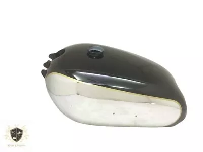 BSA GOLDEN FLASH A10 PLUNGER MODEL BLACK PAINTED CHROME GAS PETROL TANK |Fit For • $614.90