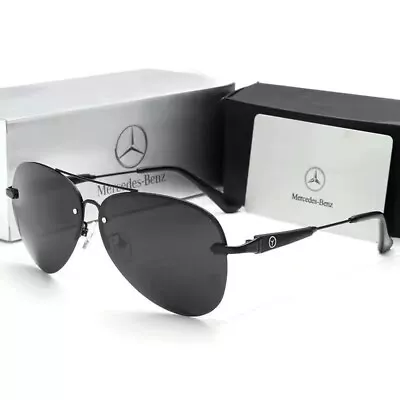 Mercedes Benz 4S Fashion Glasses New Retro Fishing Driver Driving Toad Glasses • $62.56
