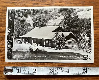 Antique Real Photo Postcard Belden Resort On Feather River Belden California • $12.99