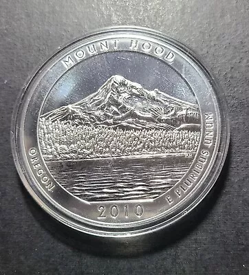 2010 Mount Hood BU Silver ATB 5 Oz Quarter America The Beautiful Oregon • $209.95