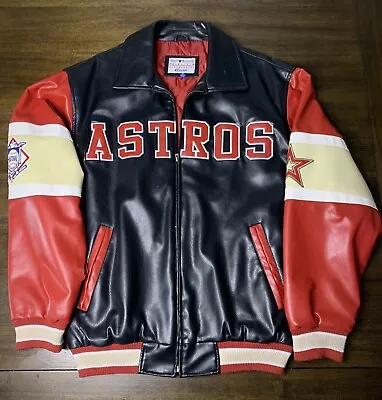 Houston Astros Leather Jacket G-III Sports By Carl Banks • $125