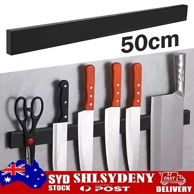 Magnetic Knife Holder Stainless Steel For Knives Storage Shelf Magnet Rack 50CM • $20.89