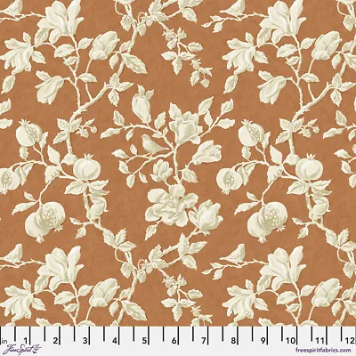 Sanderson Woodland Blooms Magnolia & Pomegranate Russet Fabric By The Yard • $12