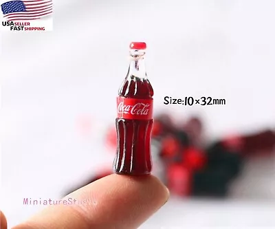 1:12 Dollhouse Miniature 10 Bottles Coca-Cola Coke Soda Beverage Drink Wholesale • $5.99