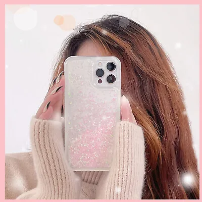 Case For OPPO VIVO Phone Quicksand Cover Bling Glitter Liquid Soft Gel Back Girl • $4.26