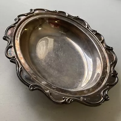 Vintage Serving Dish Tray Silver-plated Webster Wilcox Joanne 7212 • $28.49