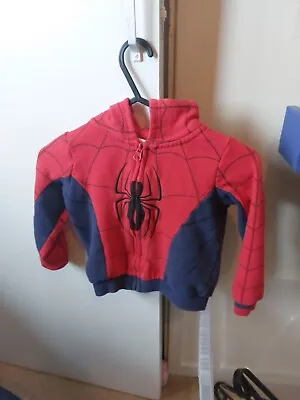 Marvel Spiderman Hoodie Boys Age 3-4 Years • £4