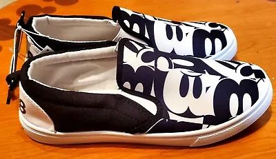 DISNEY 1928 Theme Slip-On Mickey Mouse Sneakers Shoes Men's 9 NWT! • $43.99