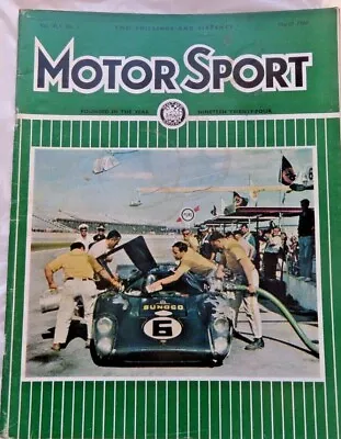 Motor Sport  Magazine March 1969 Ford Capri 1600GT XLR  VW 411L Triumph Vitesse • $5.04