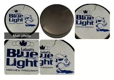 Labatt's #24 Mascot Blue Light Vintage Hockey Program Official Viceroy Mfg. Puck • $43.60