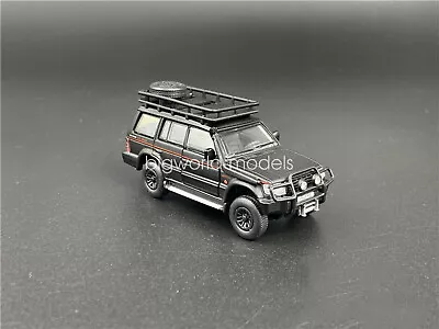 BMC 1/64 Scale Mitsubishi Pajero 2nd Gen Black Diecast Car Toy Collection NIB • $18.99