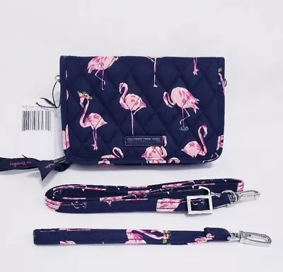 Vera Bradley RFID 3 In 1 Crossbody Flamingo Fiesta NWT • $39.99