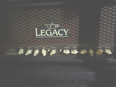 Carvin Vai Legacy One 100watt Tube Amp Head + Cover/ Power Supply & Foot Switch. • $1350