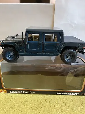 Maisto Special GM HUMMER SUV Blue  #30857 1/18 2003 NEW • $75