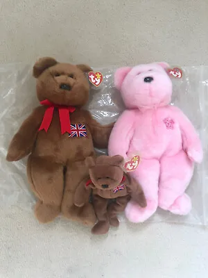 £32 • Buy Genuine TY Beanie Buddies - Britannia & Sakura Rare &  Britannia Beanie Baby
