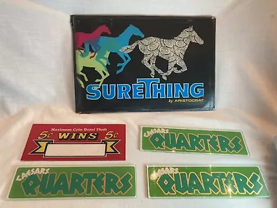 Slot Machine/arcade Game Plexiglass Panels - Caesars SURETHING  5cents • $24.95