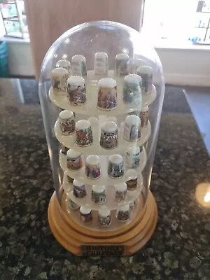£59.95 • Buy History Of Britain Full Set 50 Thimble Collection With Display Case