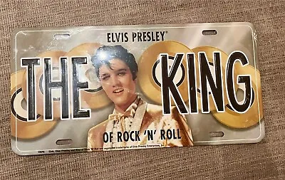 ELVIS PRESLEY THE KING METAL LICENSE PLATE-sealed • $9.99