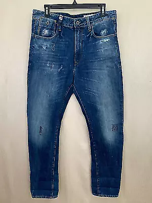 G Star Raw Denim Type C 3d Super Slim Restored Jeans Size 34x32 • $60.61