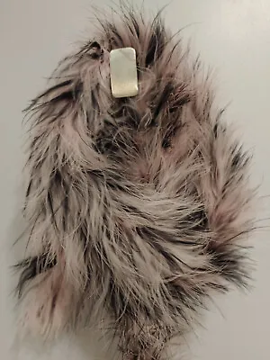 Baby Pink + Black Heavy Weight Marabou Feather Boa 72  • $9