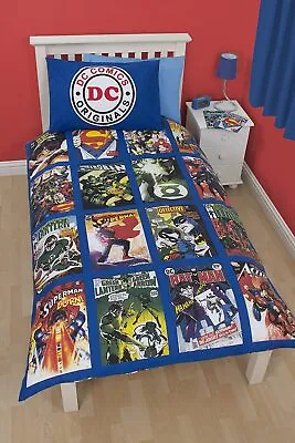 £13.95 • Buy DC Originals Collection Single Panel Duvet Set Bedding Kids Superheroes Comics
