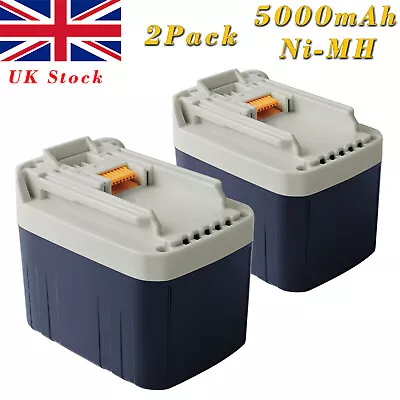 2x 5AH 24V Ni-MH Battery For Makita 193127-4 193128-2 B2420 B2430 BH2420 BH2433  • £149.90