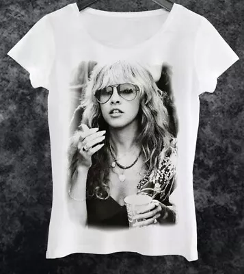 US SELLER Stevie Nicks Smoking Vintage Woman Shirt • $19.99