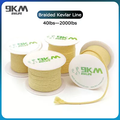 Braided Kevlar Fishing Line Survival Tactical Cord Model Rocket Made With Kevlar • $13.96