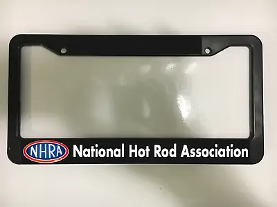 $10.49 • Buy National Hot Rod Association NHRA V8 Turbo Drag Race Car License Plate Frame