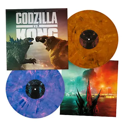 $49.99 • Buy Godzilla Vs Kong Horror Movie Soundtrack Vinyl Record LP Color Variant