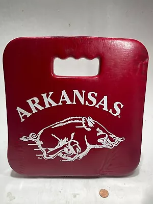 Vintage Arkansas Razorbacks Stadium Boat Foam W/Hand Hold Seat Cushion • $32.99