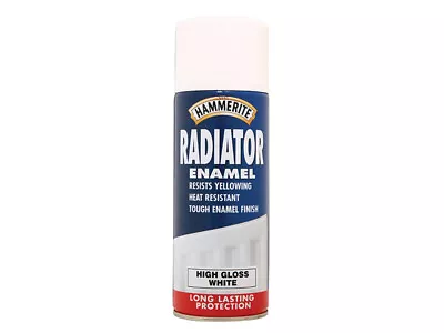 Hammerite 5084780 Radiator Enamel Aero Gloss White 400ml • £14.77